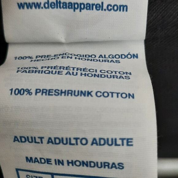 Delta Pro Weight 2XL T-Shirt Men Native American Holy Land Rights Black USA - Picture 5 of 6